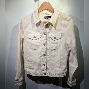 Women's White Denim Jacket